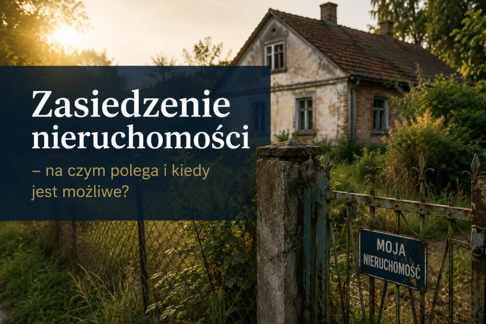 Zasiedzenie nieruchomości – na&nbsp;czym polega i&nbsp;kiedy jest możliwe?